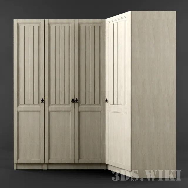 furniture - Amelie's wardrobe 3D Model