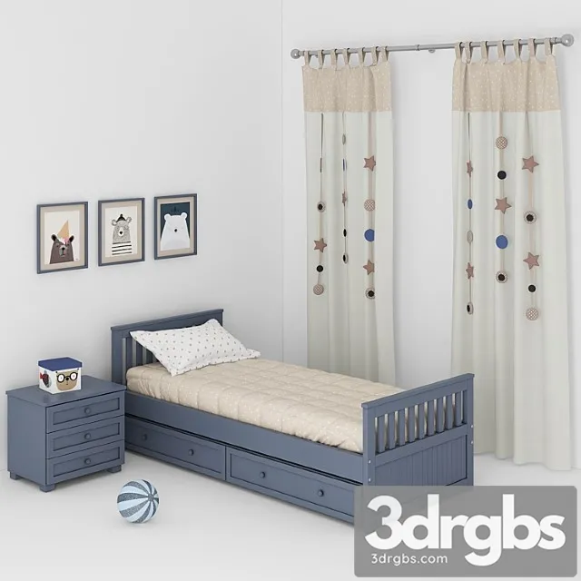 Furniture and Accessories for Children 3D Model Free