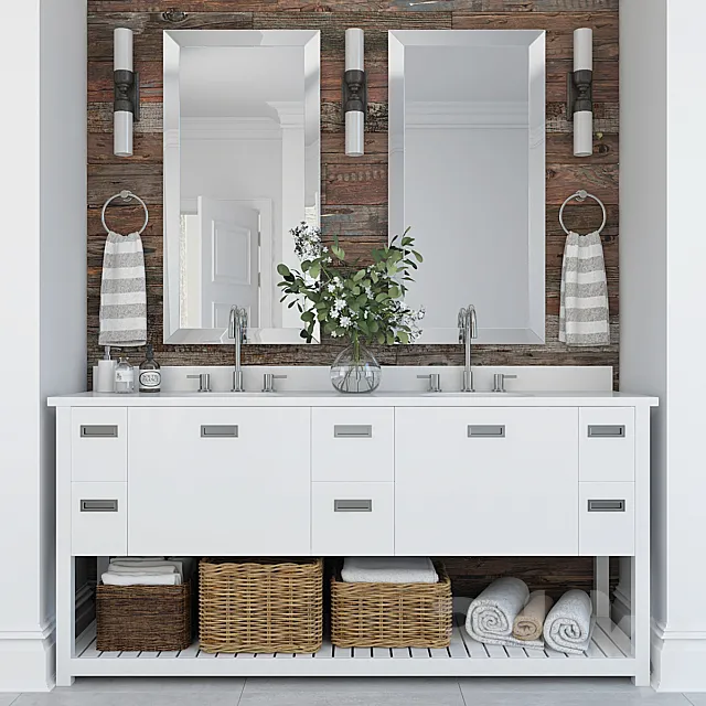 Furniture and decor for bathrooms 11 3DModel