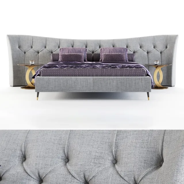 furniture - Angelo Cappellini butterfly bed 3D Model