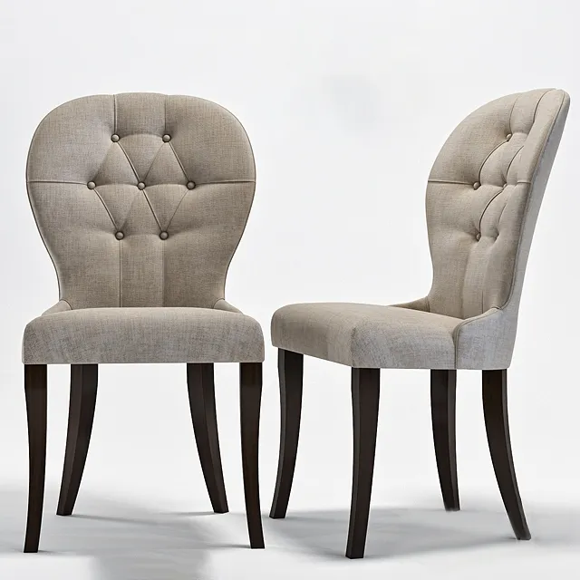 furniture - Angelo Cappellini Georges chair 3D Model