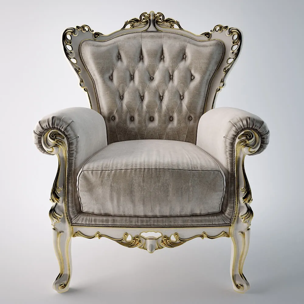 furniture - Antonelli Moravio armchair 2 3D Model