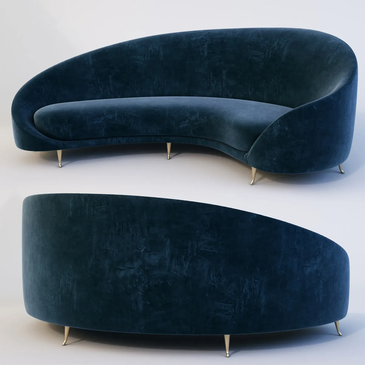 furniture - Arc sofa 3D Model