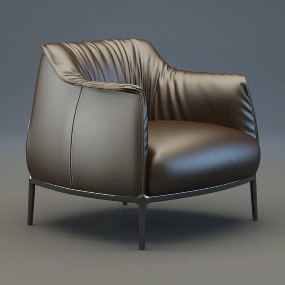 furniture - ARCHIBALD armchair by Poltrona Frau 3D Model