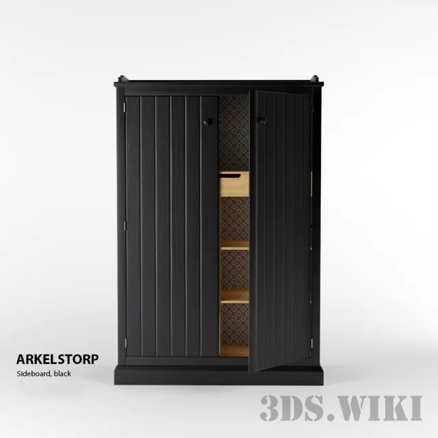 furniture - Arkelstorp Wardrobe from IKEA 3D Model