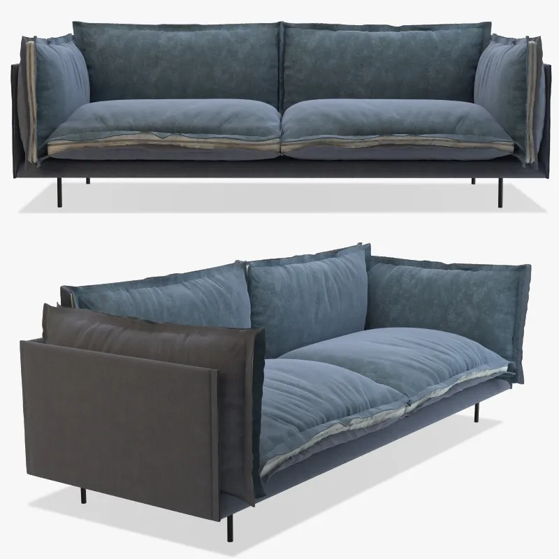 furniture - Arketipo Auto Reverse Sofa 3D Model