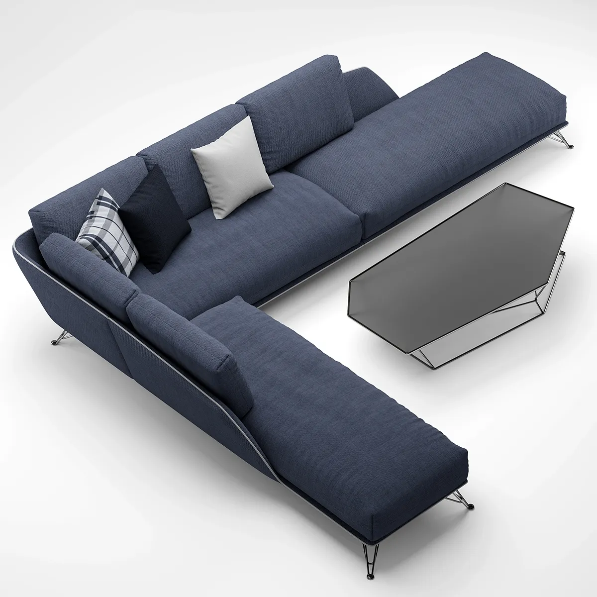 furniture - Arketipo morrison sofa 1 3D Model