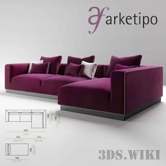 furniture - Arketipo Norman 3D Model