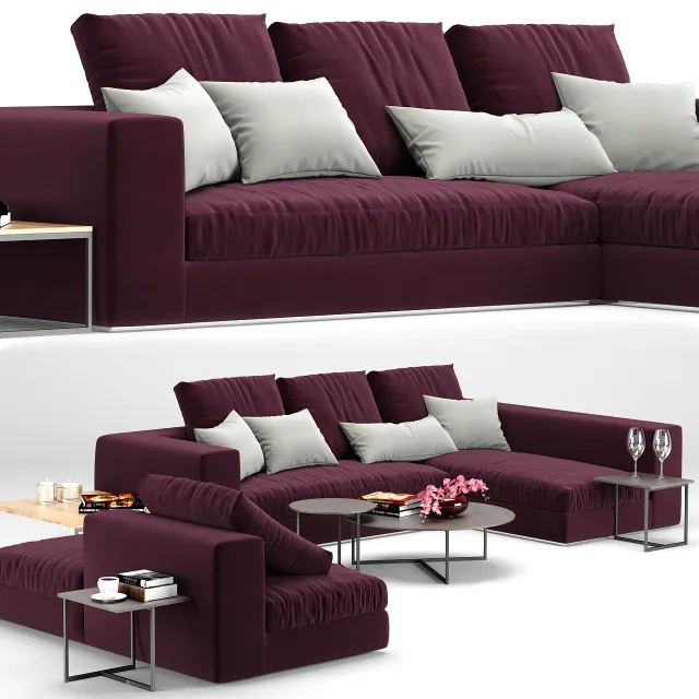 furniture - Arketipo sofa 088 3D Model