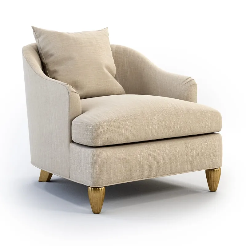 furniture - Armchair 0202 3D Model