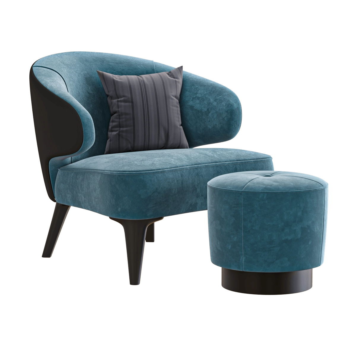 furniture - Armchair Aston 3D Model