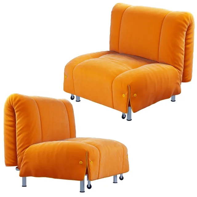 furniture - Armchair Aurora Bonaldo 3D Model