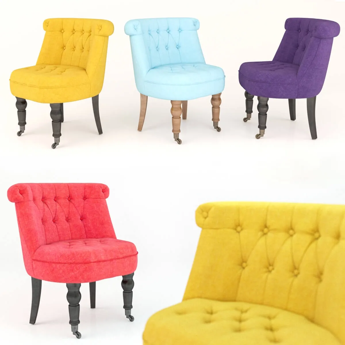 furniture - Armchair Aviana 3D Model