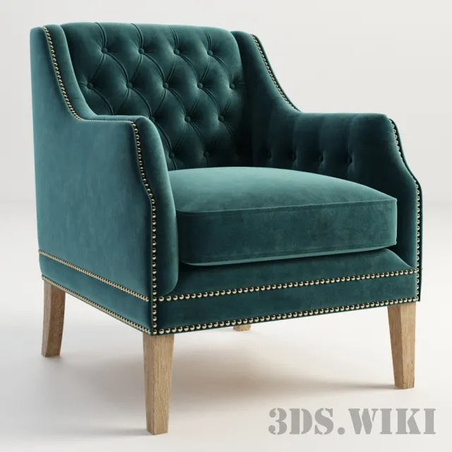 furniture - Armchair CARMELA 3D Model
