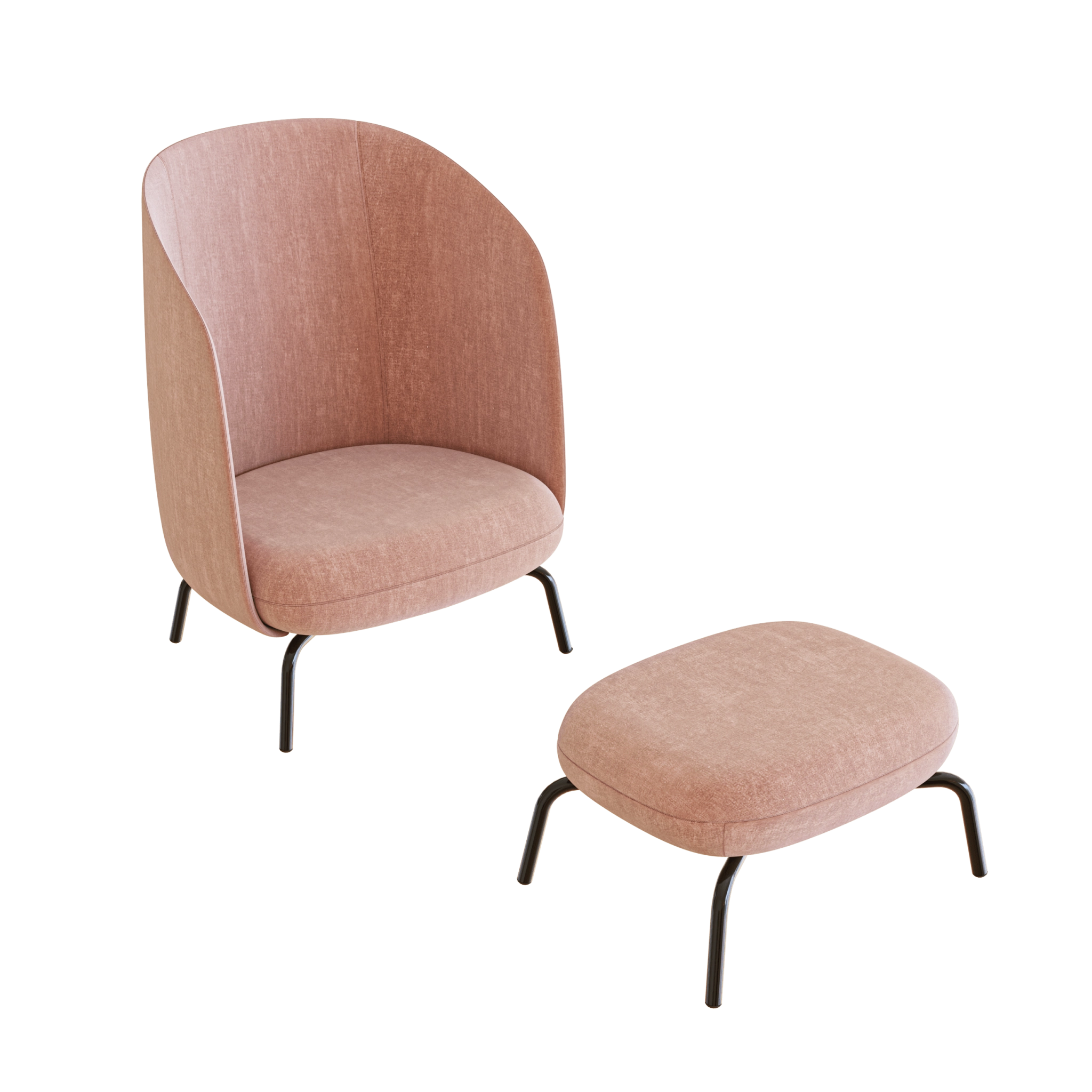 furniture - Armchair Easy Nest 3D Model