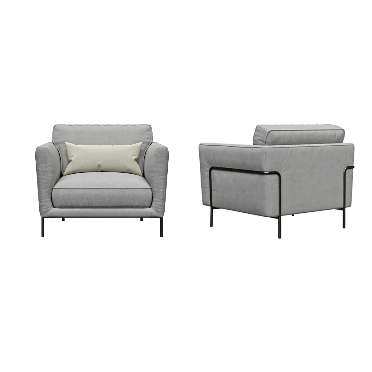 furniture - Armchair Everson Made 3D Model