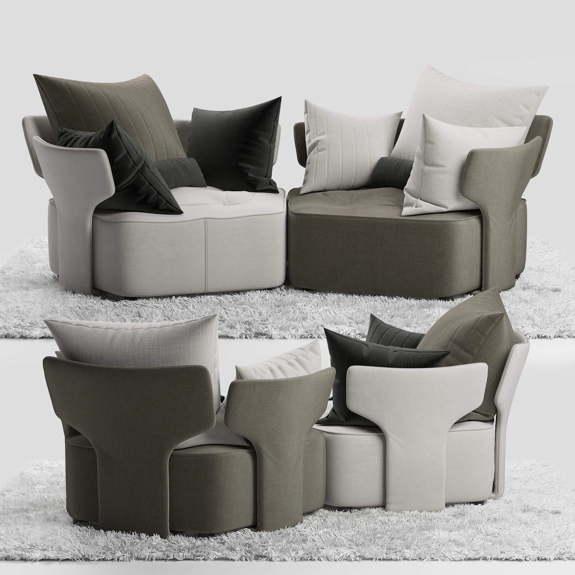 furniture - Armchair Fama My Nexus 006 3D Model