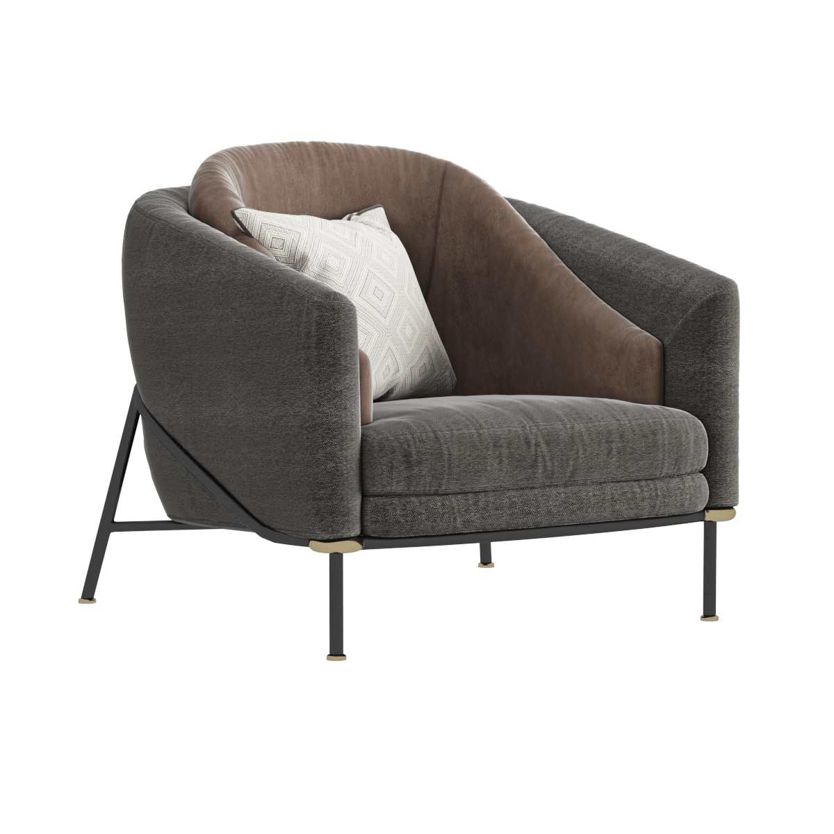 furniture - Armchair Fil Noir ''Dining'' 3D Model