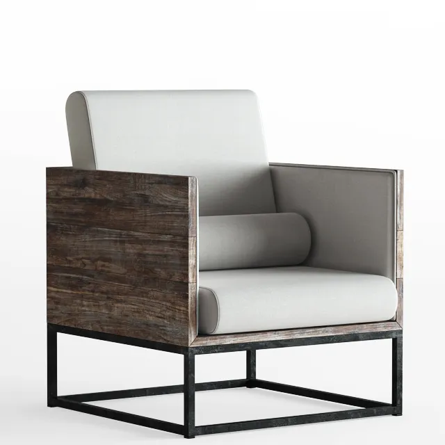 furniture - Armchair Flamant Adrita 01 3D Model