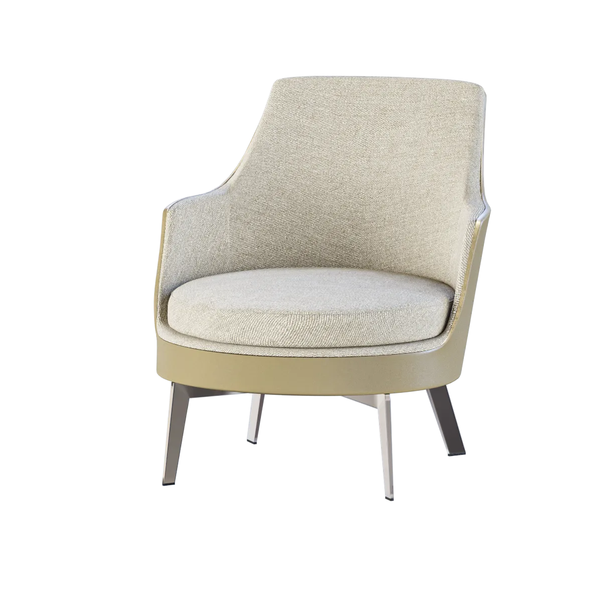 furniture - Armchair Guscio 3D Model