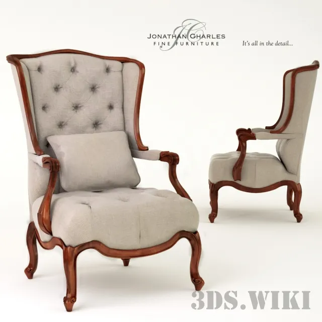 furniture - Armchair - Jonathan Charles 3D Model