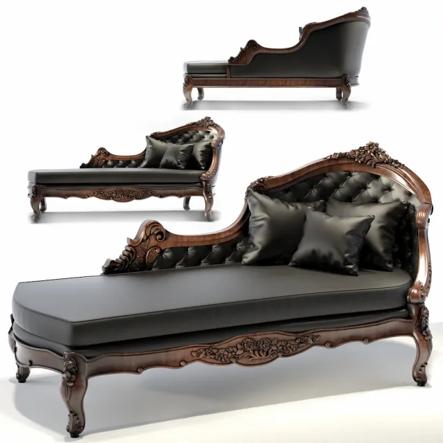 furniture - Armchair Larry Deco 3D Model