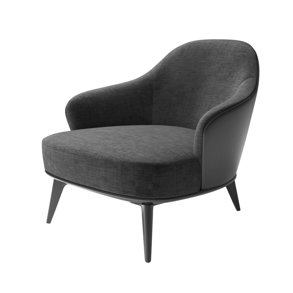 furniture - Armchair Leslie 3D Model