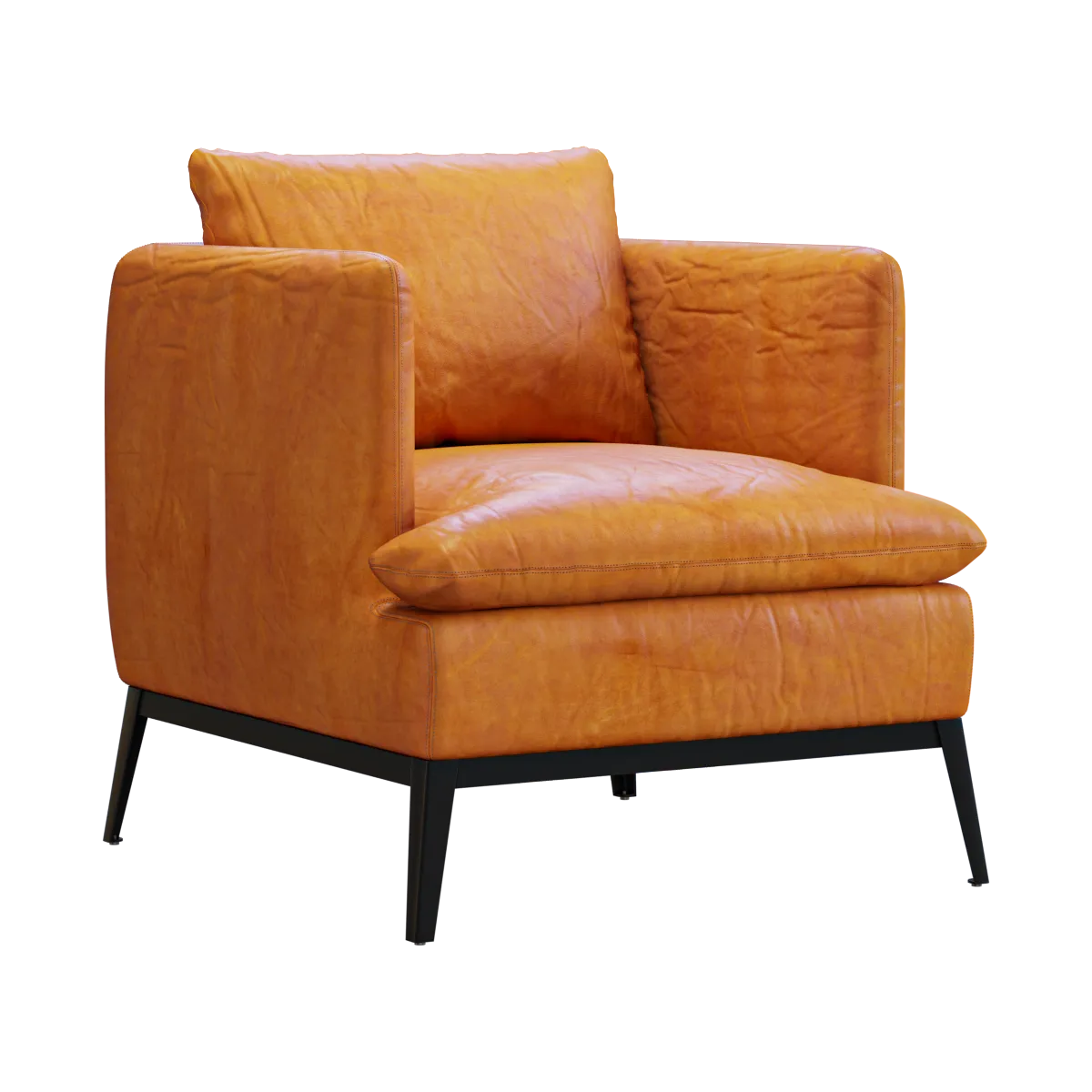 furniture - Armchair Lewis Classic 3D Model