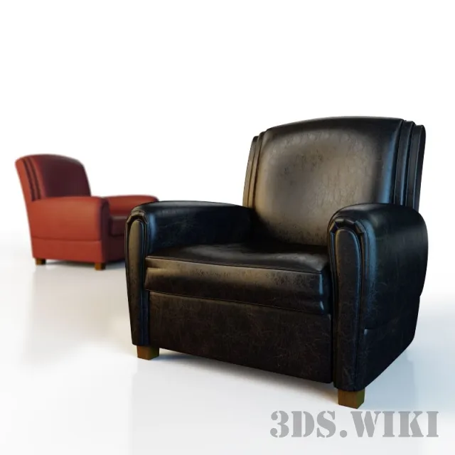 furniture - Armchair LLOYD 3D Model
