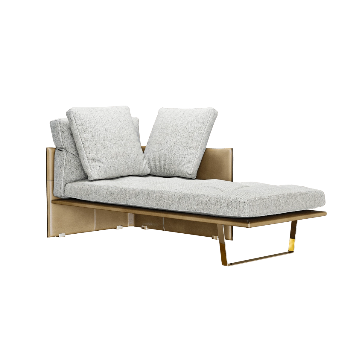 furniture - Armchair Luggage Chaise-Longue 3D Model
