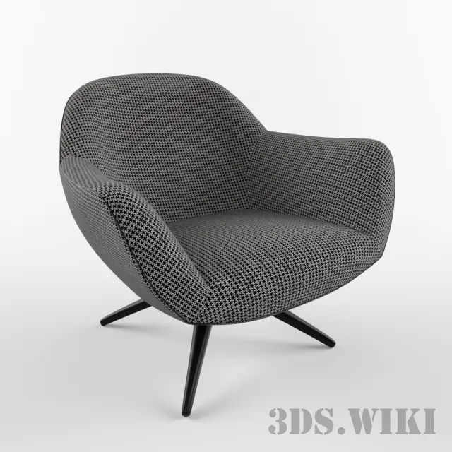 furniture - Armchair Mad Poliform 3D Model