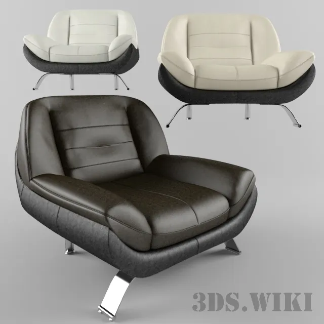 furniture - Armchair Mello Gala Collezione 3D Model
