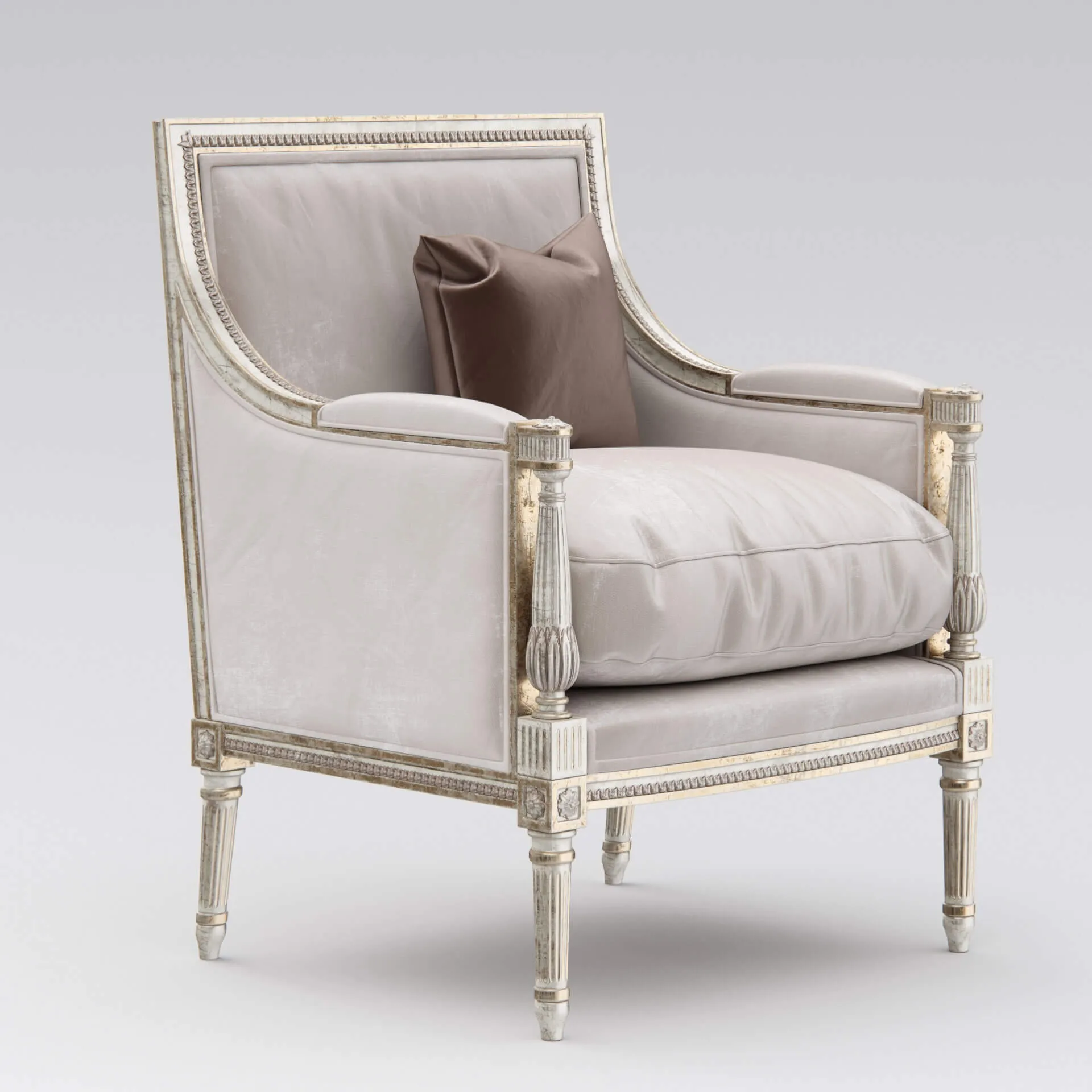 furniture - Armchair Minerva Bergere from Eloquenc 3D Model