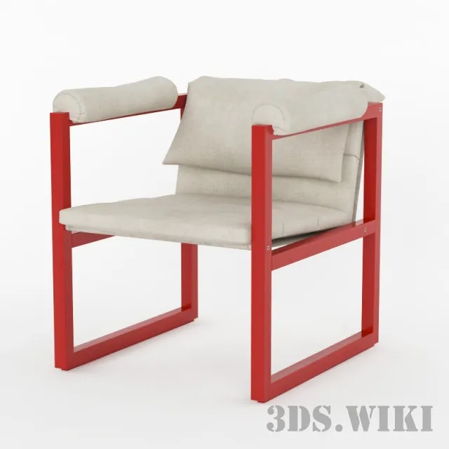 furniture - Armchair Muskat Sessel 3D Model