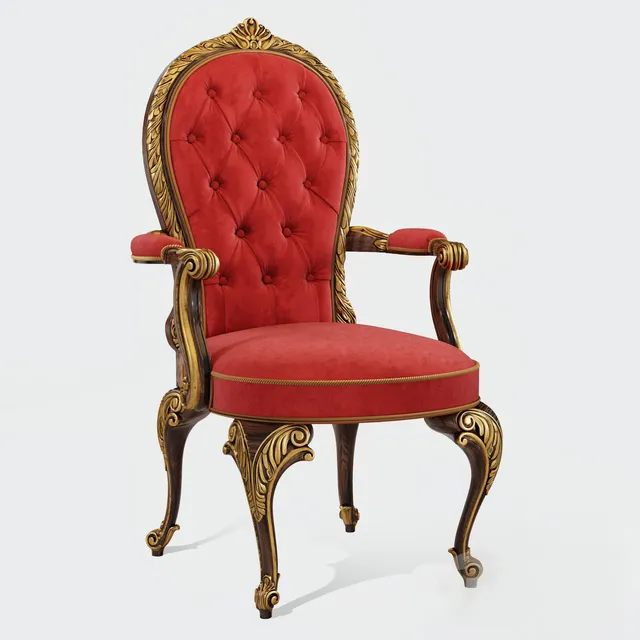 furniture - Armchair OAK MG 6 3D Model