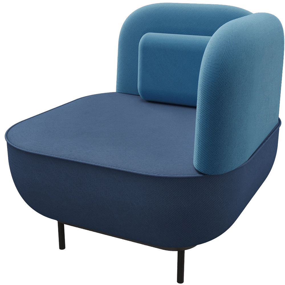 furniture - Armchair OZZY XL 3D Model