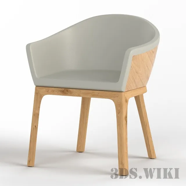 furniture - Armchair Paletta 3D Model