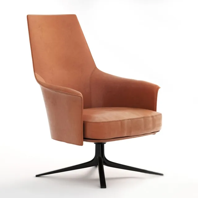 furniture - Armchair Poliform Standard 3D Model