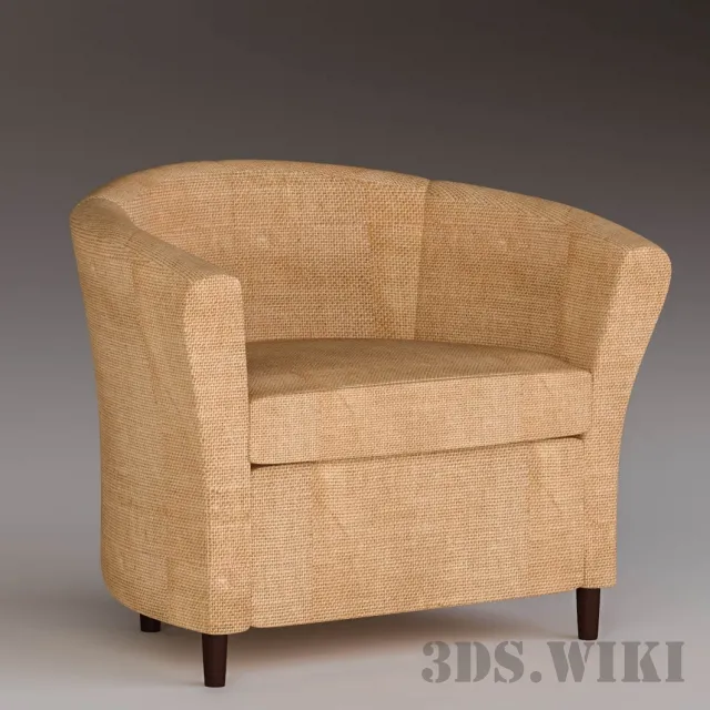 furniture - Armchair Pushe 3D Model