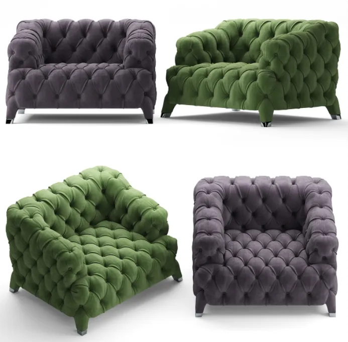 furniture - Armchair rugiano cloud 3D Model