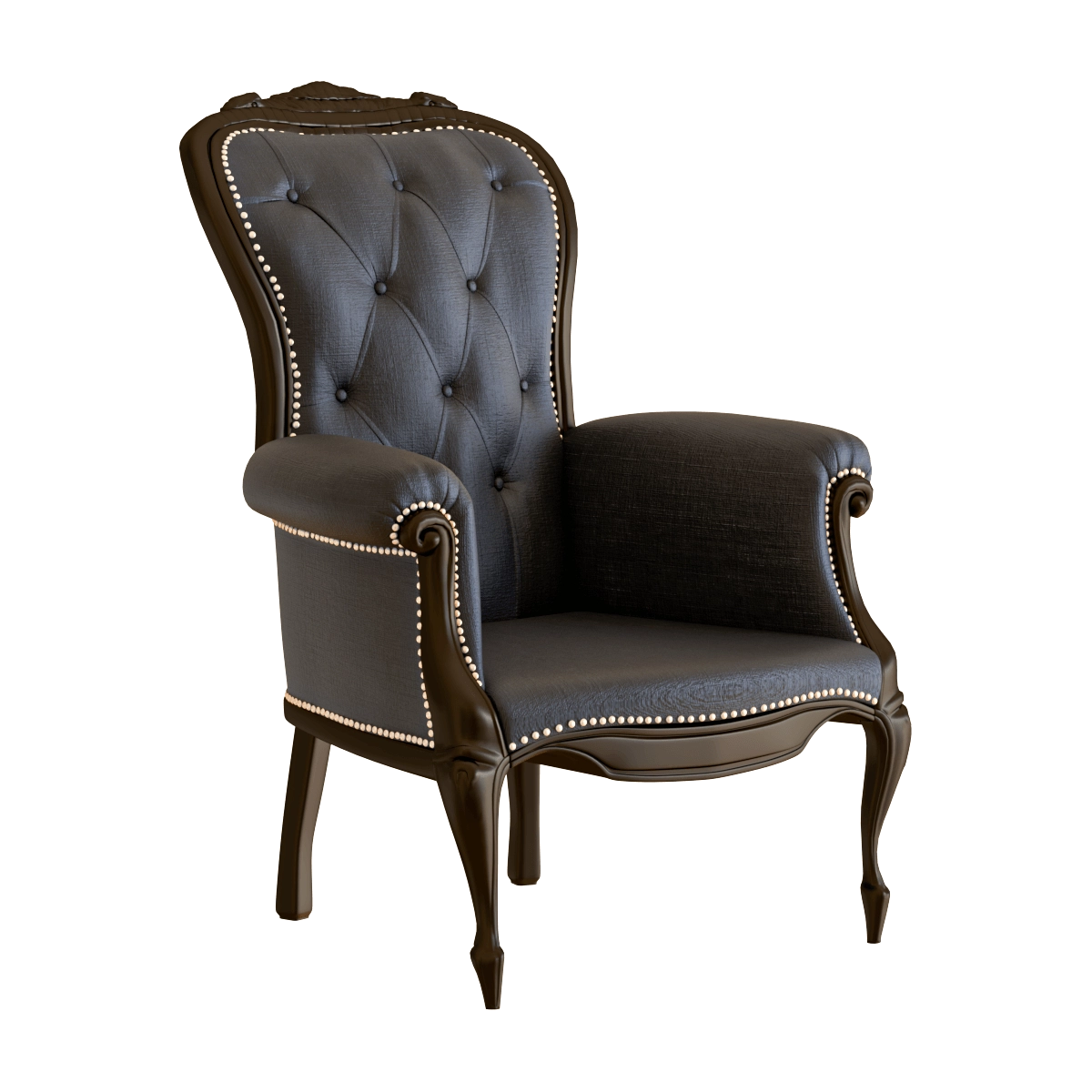 furniture - Armchair Smoke 3D Model