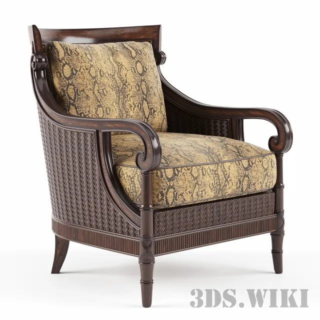 furniture - Armchair Stafford  by Tommy Bahama 3D Model