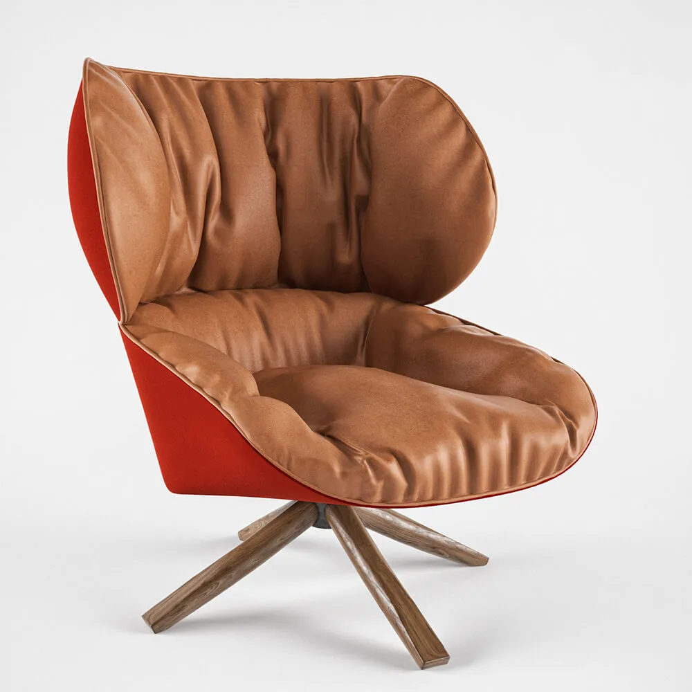 furniture - Armchair TABANO By B&B Italia 3D Model