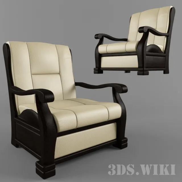 furniture - Armchair Triumph 3D Model