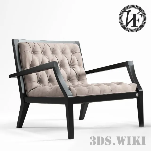 furniture - Armchair Vittoria Frigerio Dona 3D Model