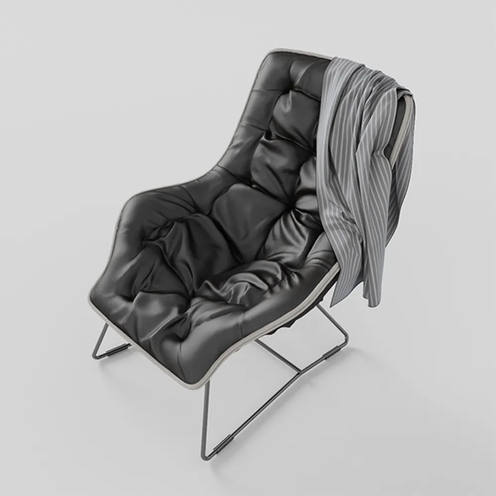 furniture - Armchair Zanotta Maserati 3D Model