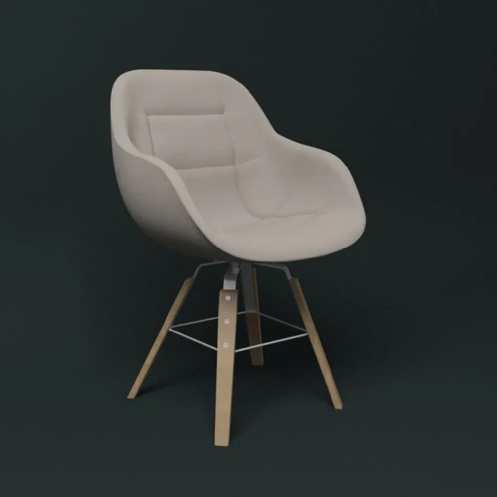 furniture - Armchair ZANOTTI 3D Model