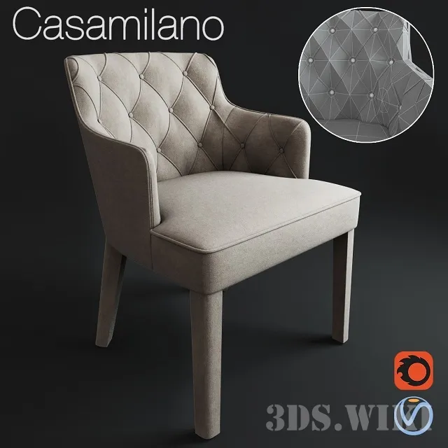 furniture - Armchairs - Casamilano Home Collection 3D Model