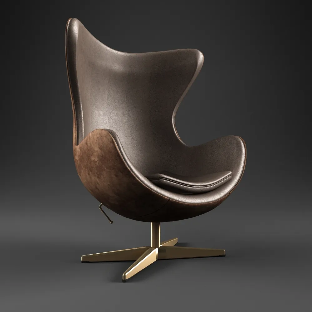 furniture - Arne Jacobsen armchair 09 3D Model