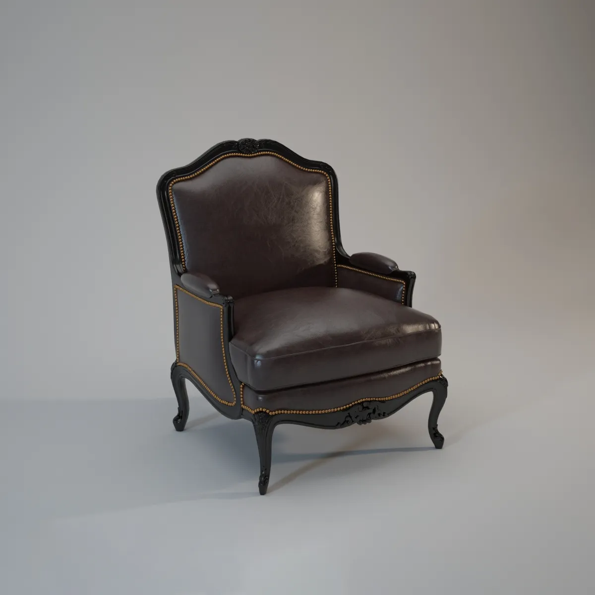 furniture - Arne Jacobsen armchair 10 3D Model